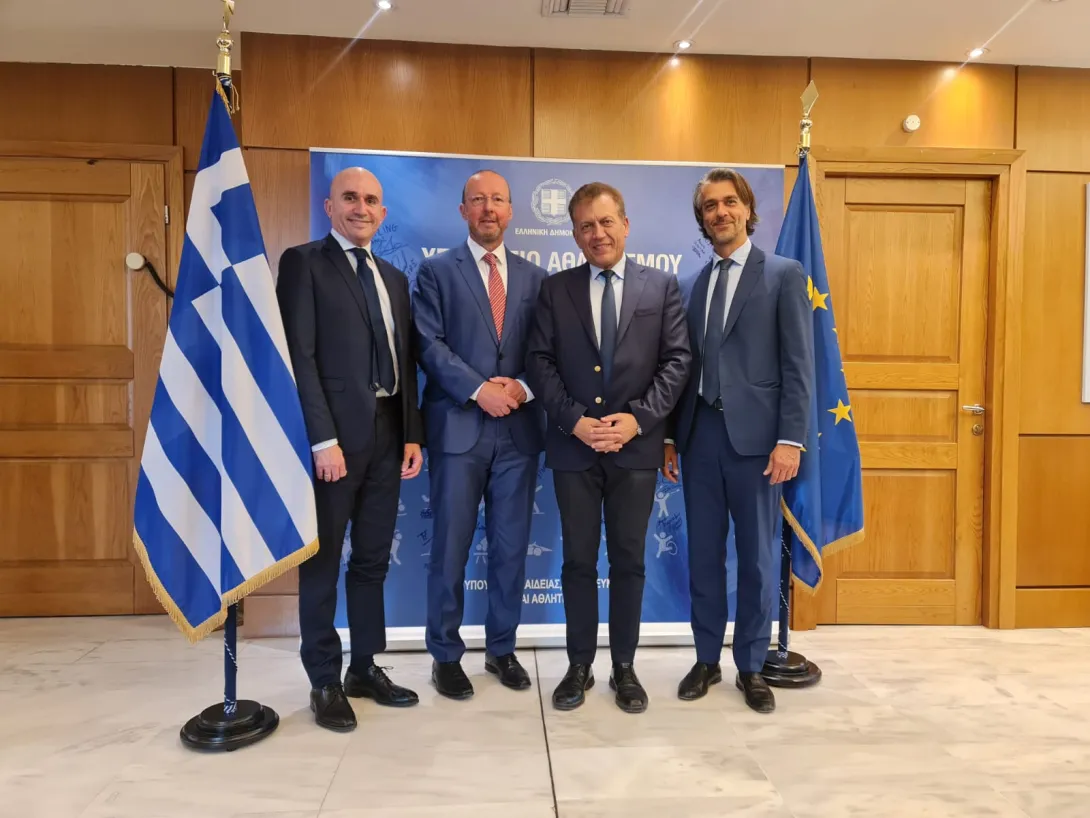 Επίσκεψη στην Αθήνα του Προέδρου των Εθνικών Οργανισμών Αντιντόπινγκ Κεντρικής Ευρώπης – Συνάντηση με τον αναπληρωτή Υπουργό Αθλητισμού και τον Διοικητή του ΕΟΚΑΝ